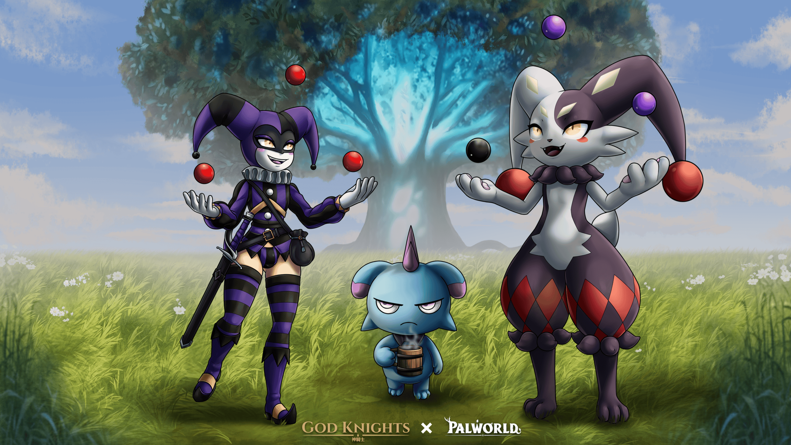 God Knights x Palworld Extra Shaded